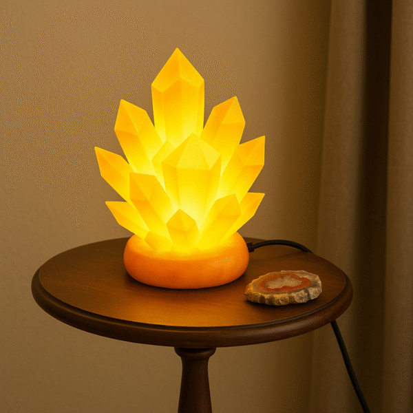 Crystal Cluster LED Lamp - Charming Glow Decorative Lamps Collection