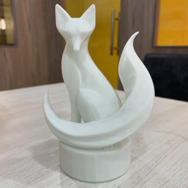 Frost Fox Sculpture - Charming Glow Toys & Gift Articles