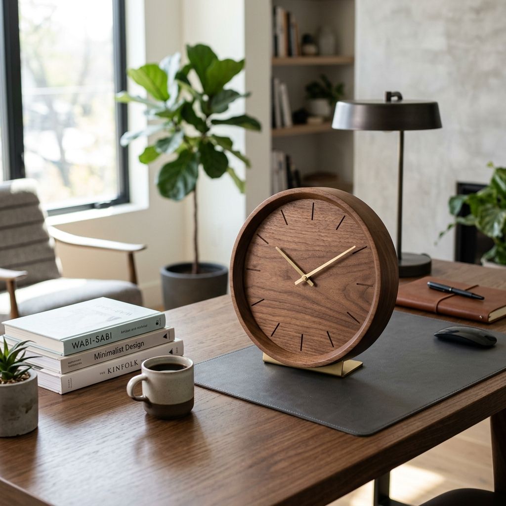 Charming Glow Antique Decor Clock Piece